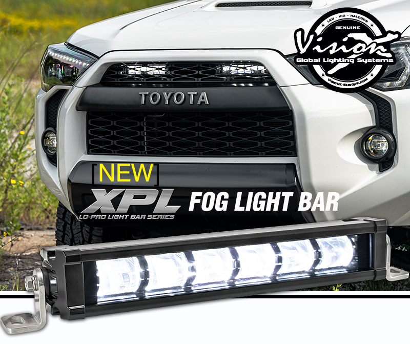 Rampe LED X-VISION Xpl 3 Leds 1610 Lumens avec rétroéclairage 15cm