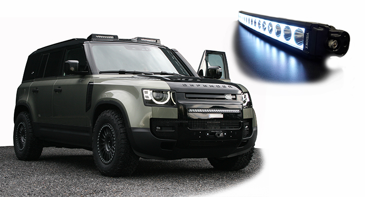 52'' LED Light Bar full set up to Fit Land Rover Defender Inc