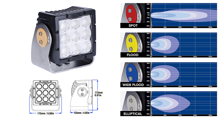 Vision X Europe HammerHeads 9 Led