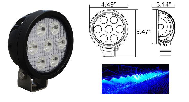 Vision x UMX Round Blue Light